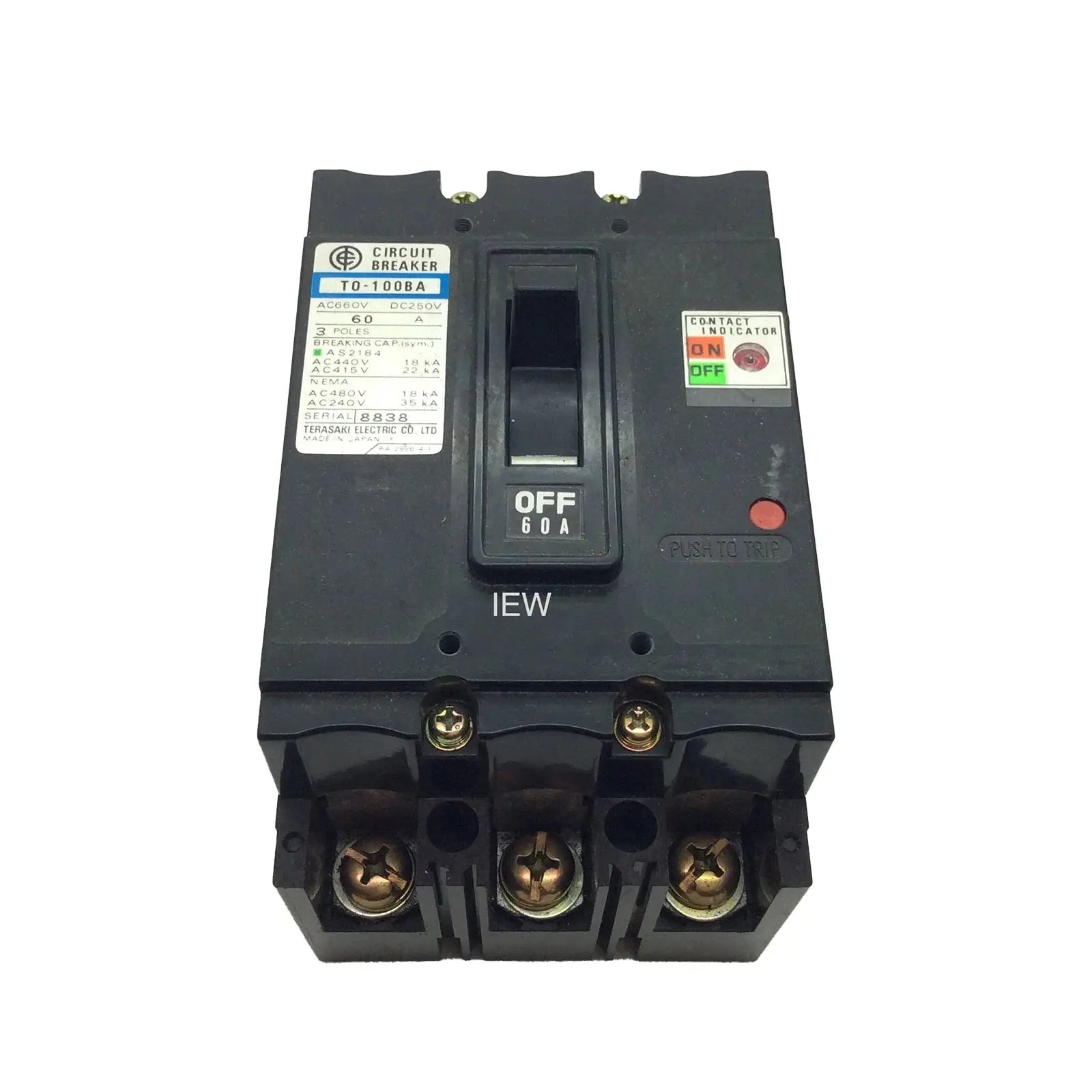 Terasaki-TO-100BA-60A-1-Industrial-Electrical-Warehouse-Shop-Now