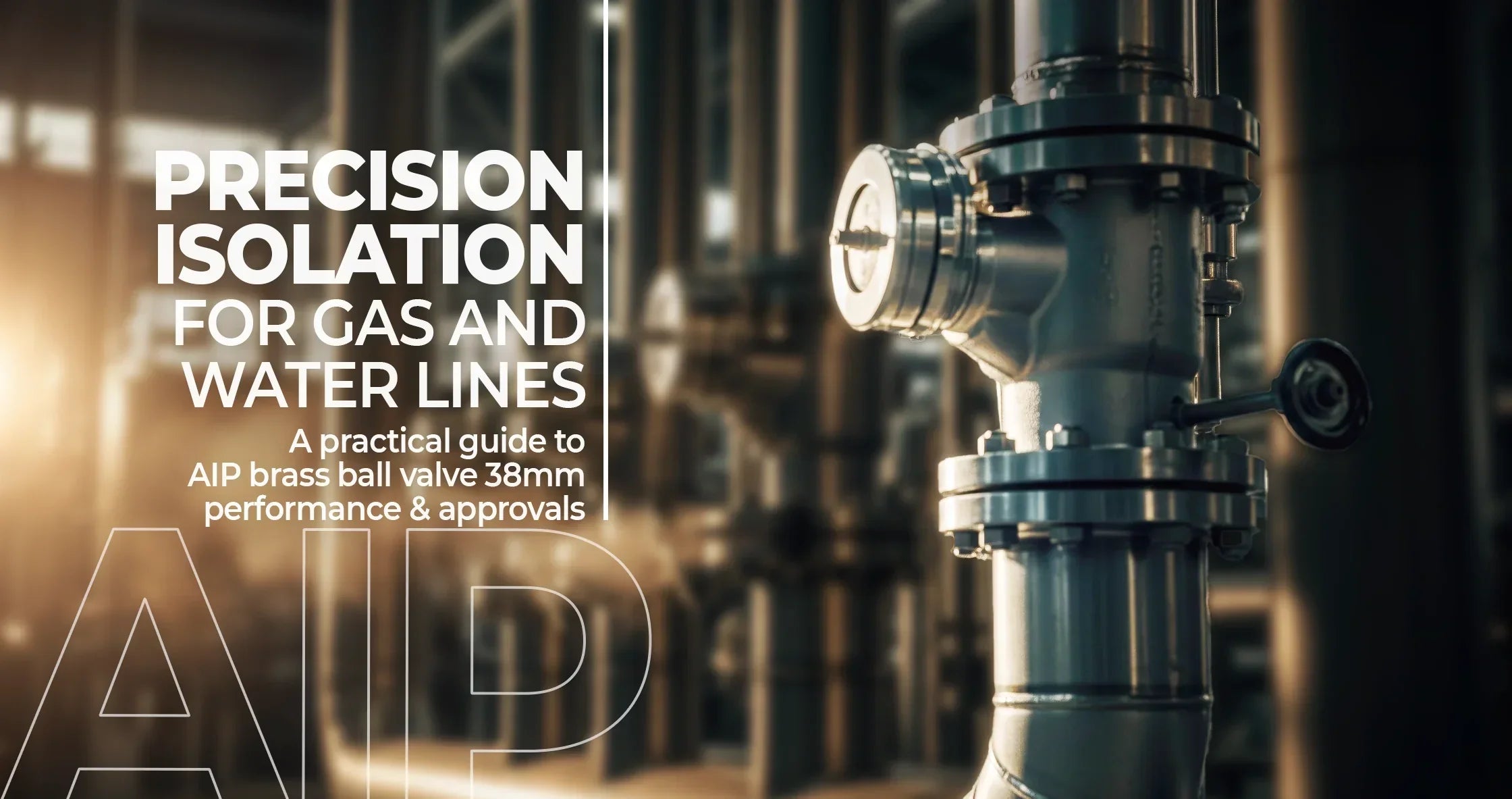 AIP brass ball valve 38mm – Specifications, Uses & Approvals