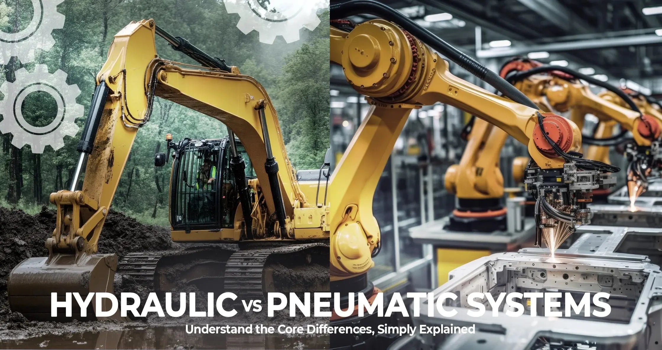 Hydraulic and Pneumatic: Key Differences Explained Simply - Industrial Electrical Warehouse