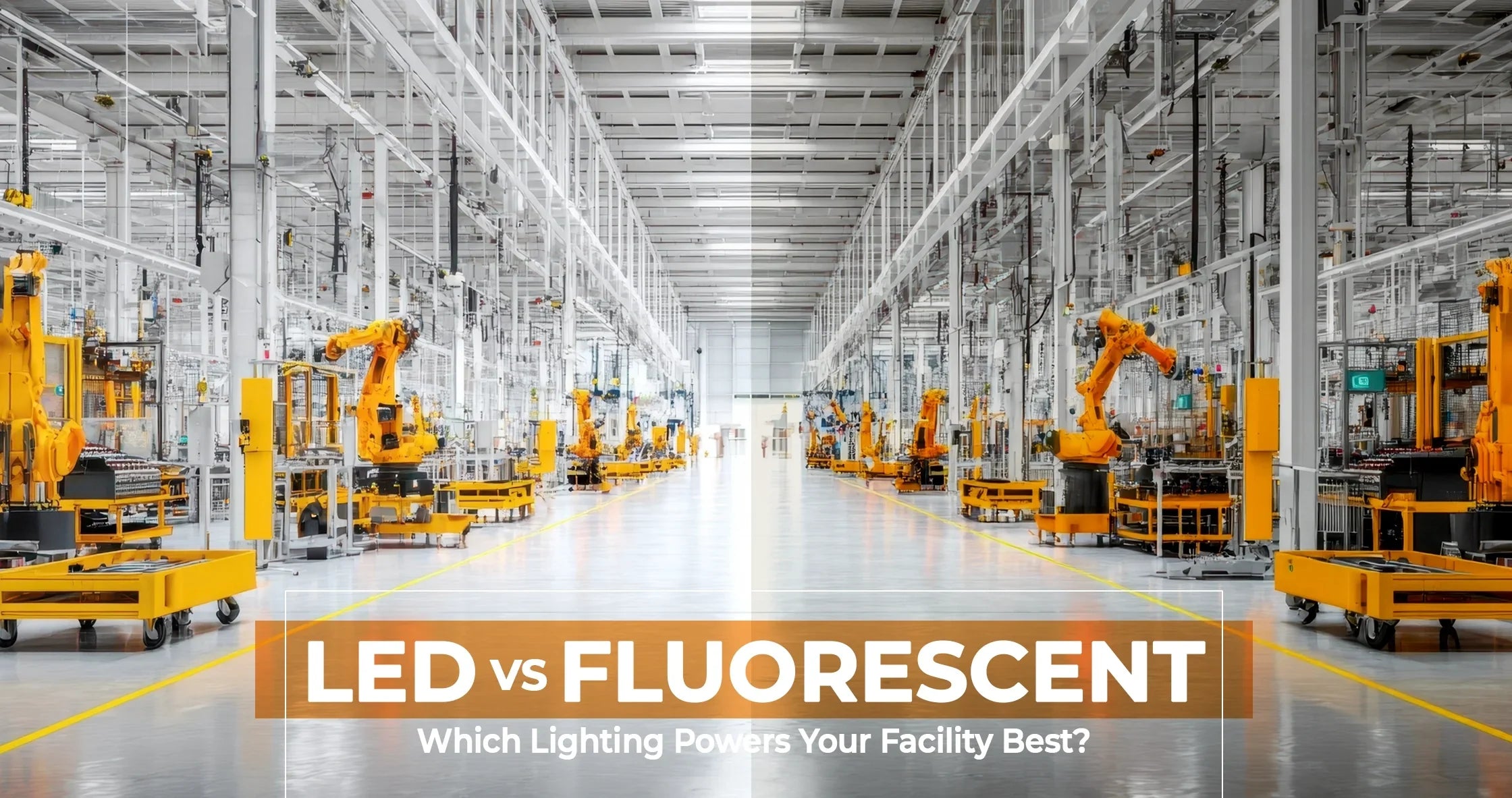 LED vs Fluorescent: Choosing the Right Lighting for Factories and Warehouses - Industrial Electrical Warehouse