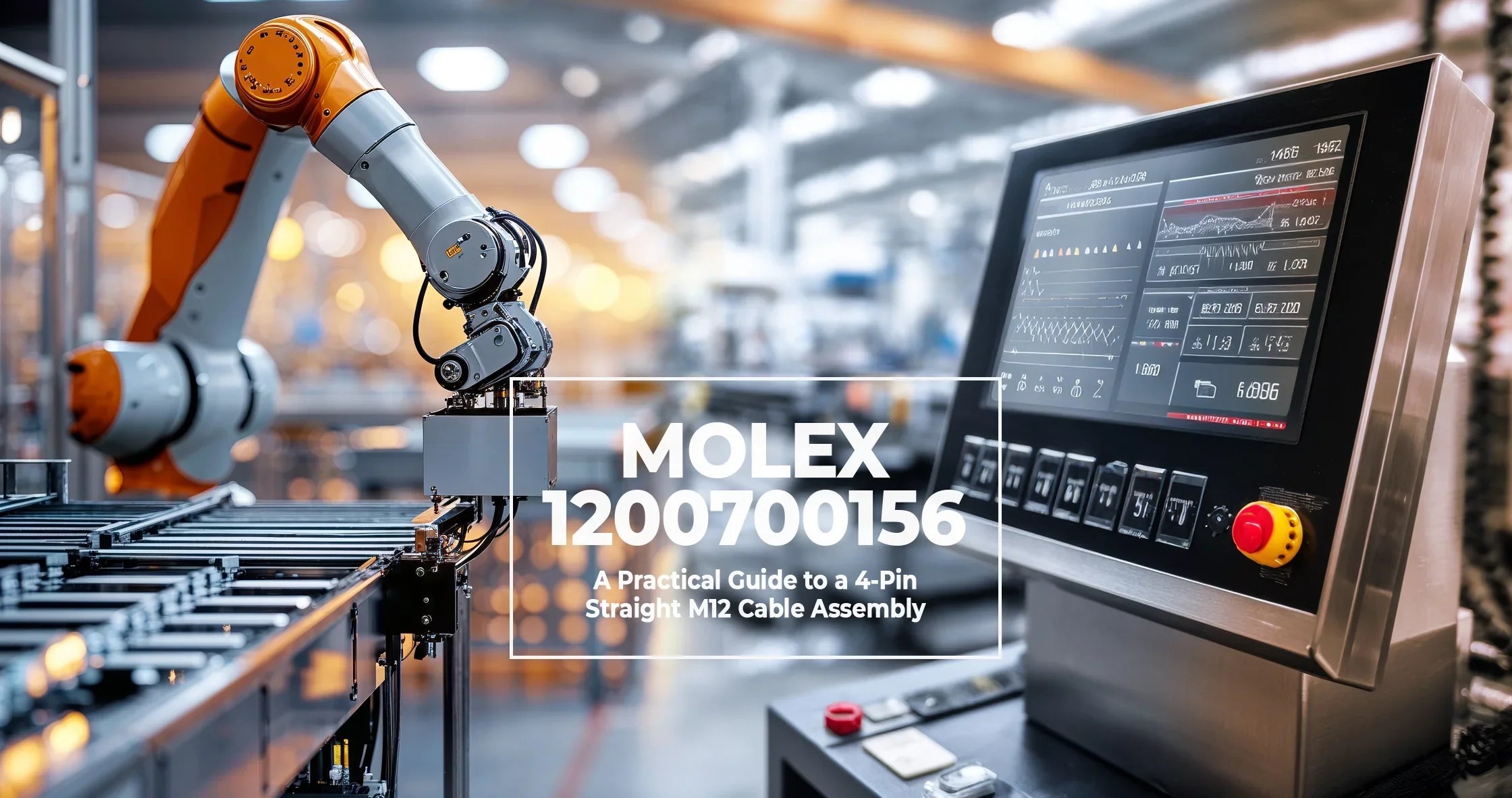 Molex 1200700156: A Practical Guide to the 4-Pin Straight M12 Cable Assembly - Industrial Electrical Warehouse