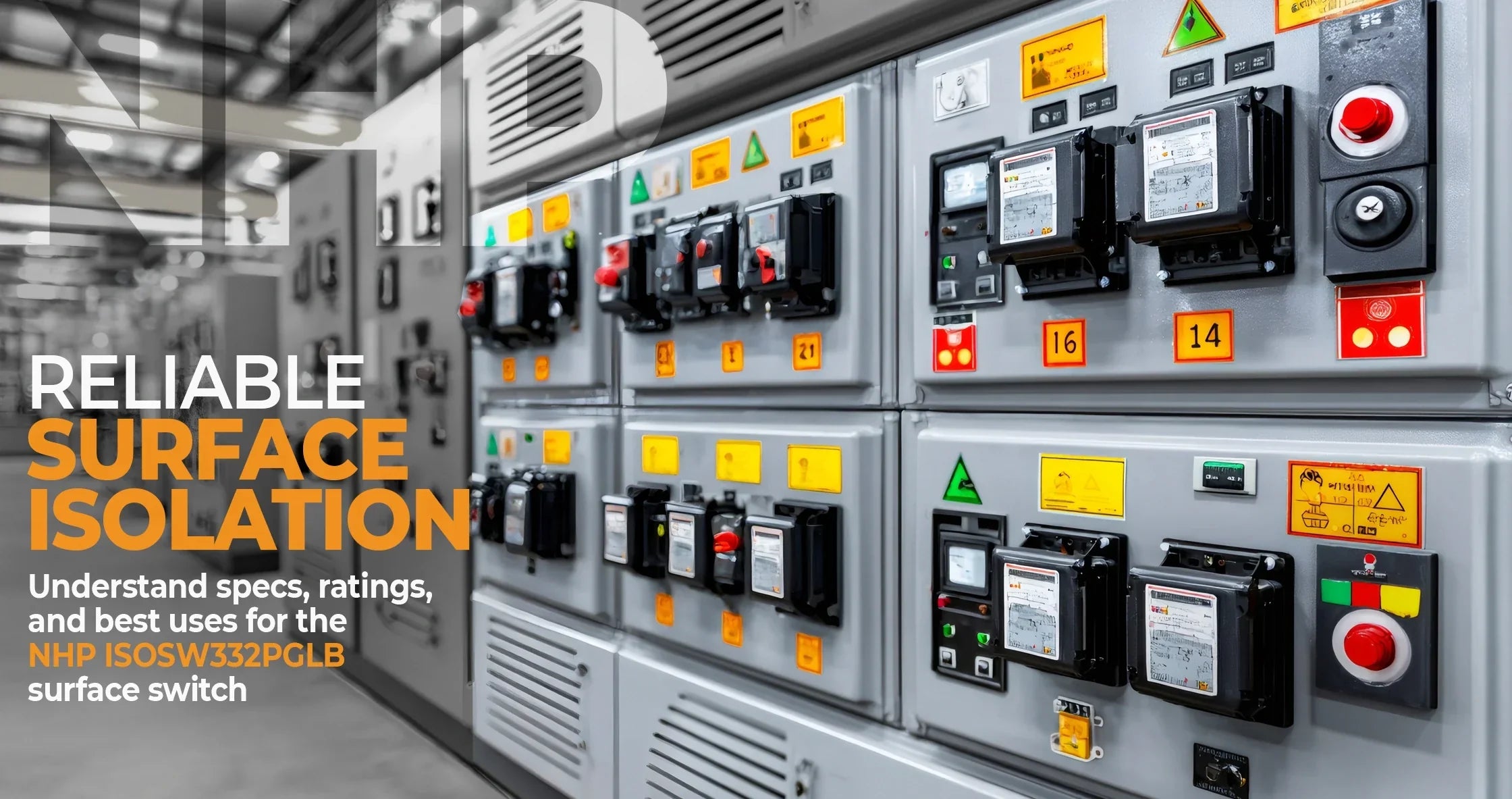 NHP ISOSW332PGLB Surface Switch: Complete Guide to Specs, Installation, and Applications - Industrial Electrical Warehouse