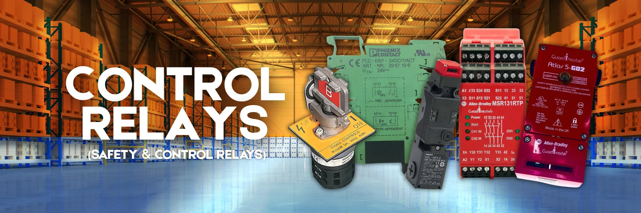Shop-Control Relays (Safety & Control Relays)-Collection-Online-at-Industrial-Electrical-Warehouse