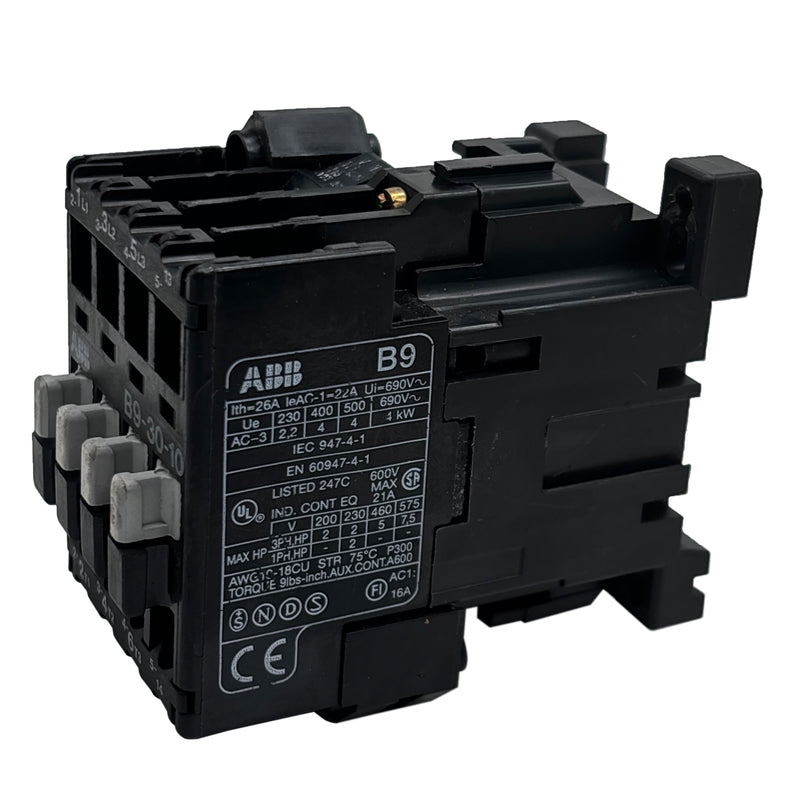 ABB Contactor 400VAC 9A 3P B9-30-10