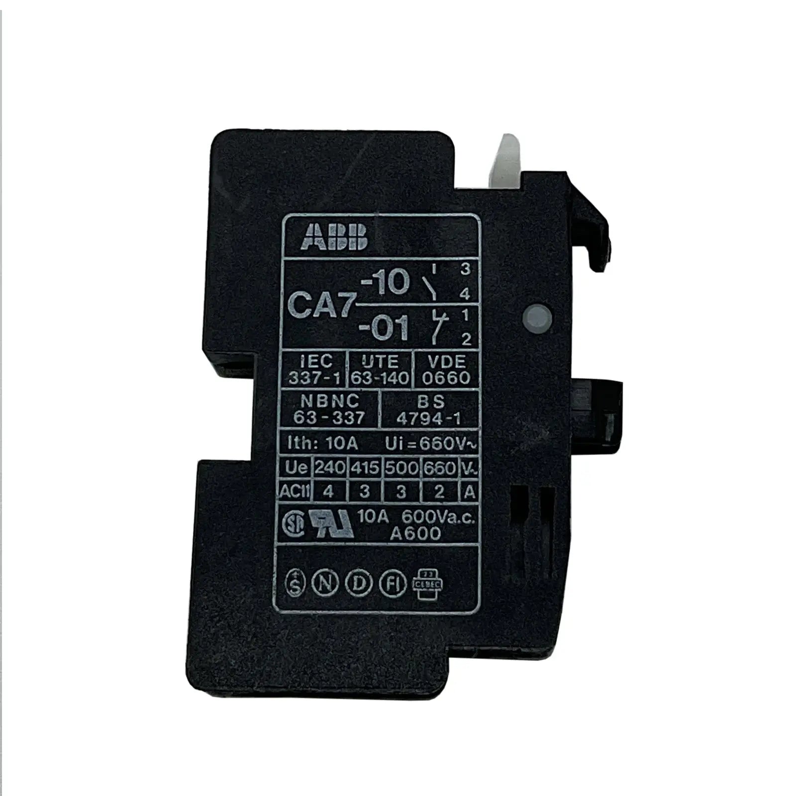CA7-01 ABB A-Line Auxiliary Contact 1NC – Reliable Control