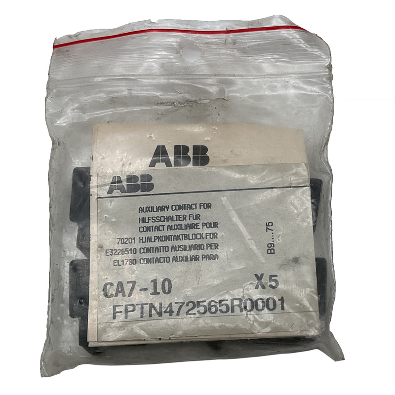 ABB A-Line Series Auxiliary Contact 1NO CA7-10