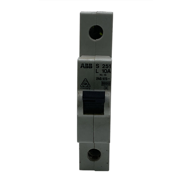 ABB Circuit Breaker 1P 10A S251-L10A