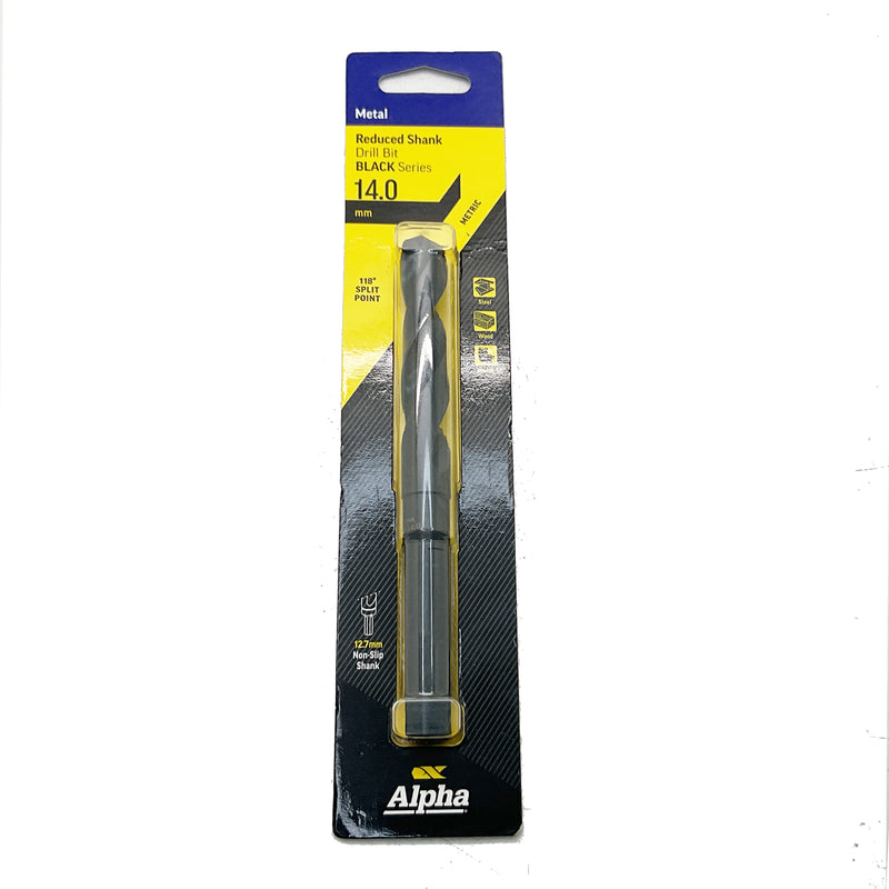 Alpha Black Series Reduced Shank Drill Bit 14MM 9LM140RB