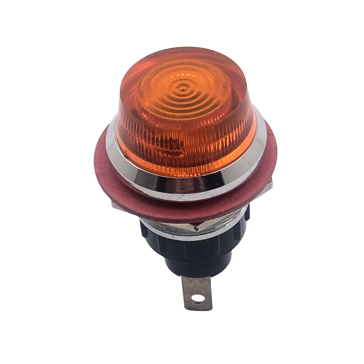 Arcolectric 12.7mm Panel Mount Indicator Bulb Holder Orange T0063AOFAB