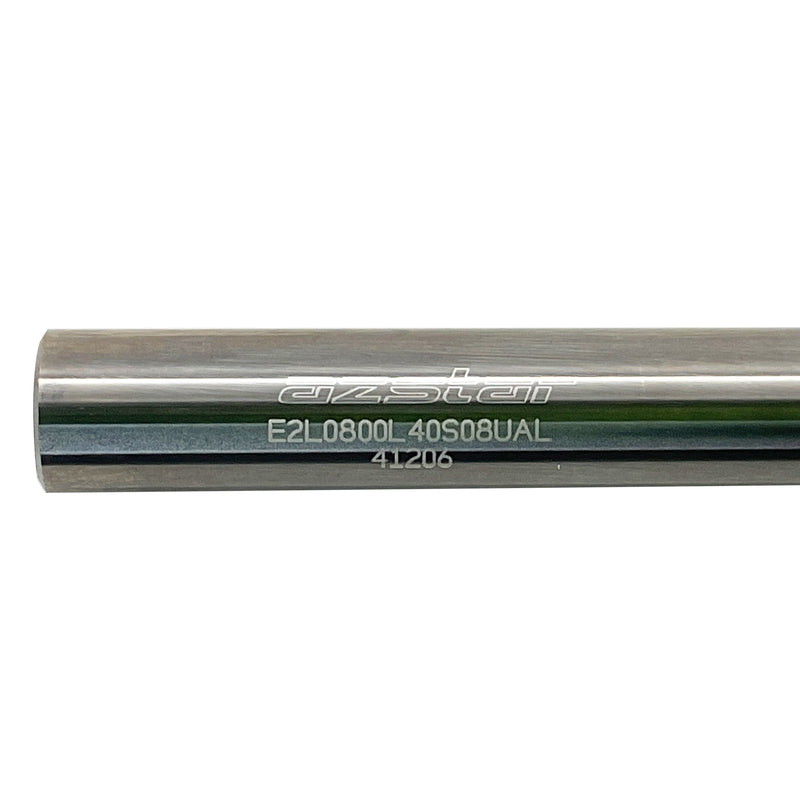 Azstar Endmill 2 Flute Long Series Aluminium 8.00 x 100mm E2L0800L40S08UAL