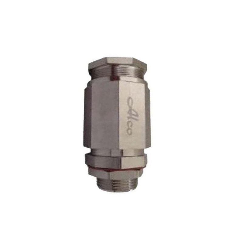 Alco Metal Cable Gland Weatherproof 14.5-20.0 M20 Nickel Plated Brass ALCAW20