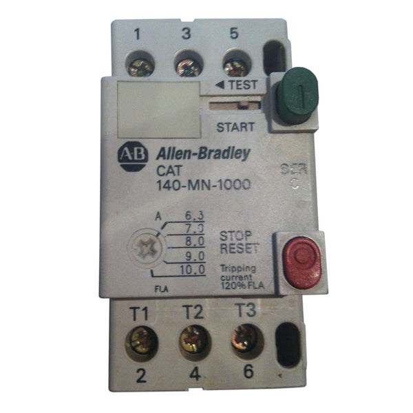 Allen-Bradley Series C Manual Motor Starter 6.3 to 10A 140-MN-1000