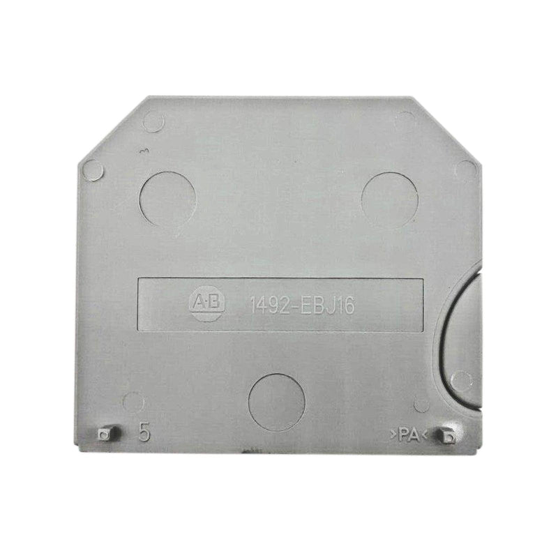 Allen-Bradley Terminal Block End Barrier Gray 1492-EBJ16