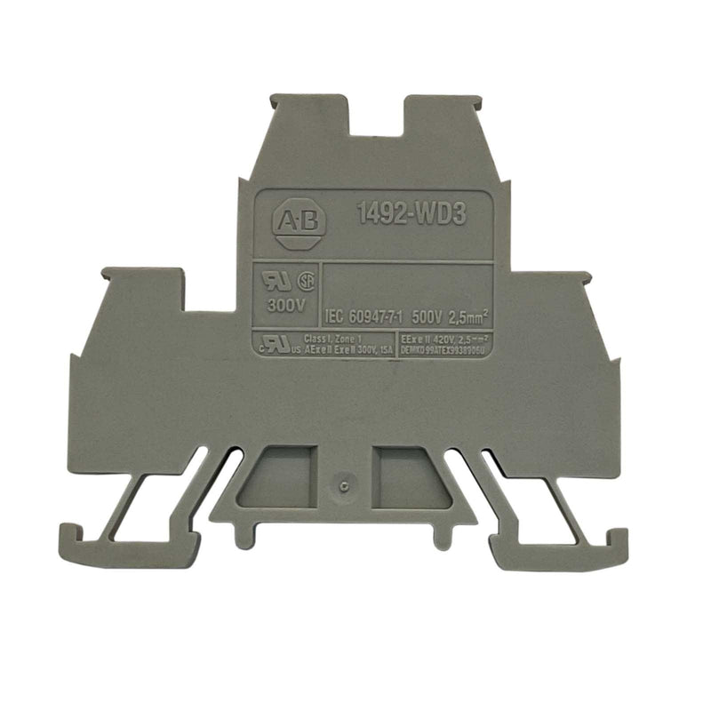 Allen-Bradley Terminal Block 500V Gray 1492-WD3