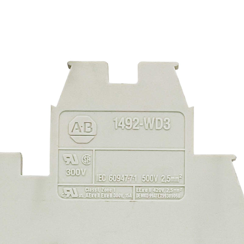 Allen-Bradley Terminal Block 500V Gray 1492-WD3