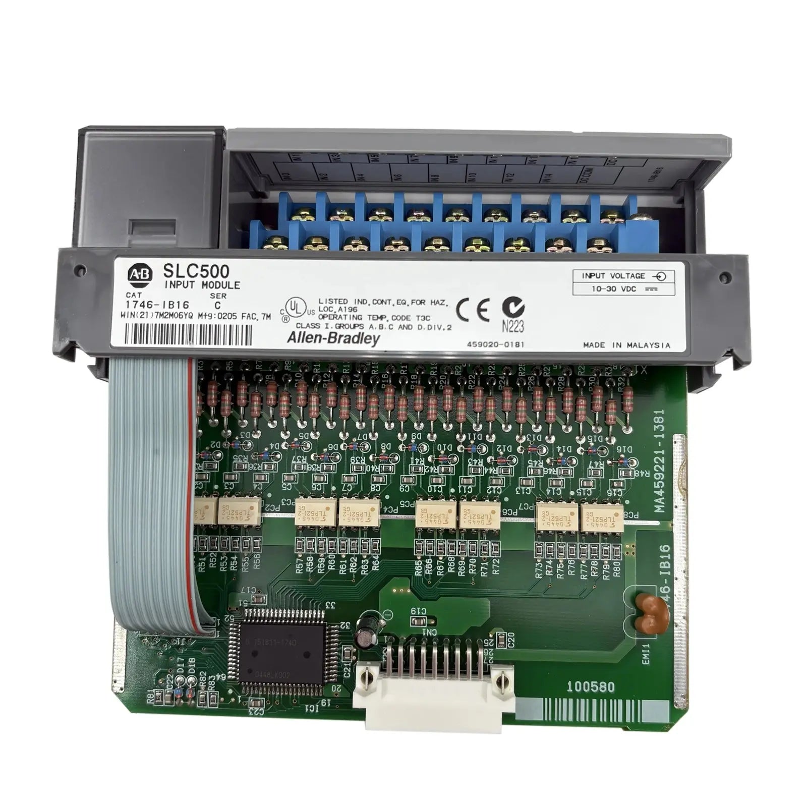 PLC I/O Input Module 16-Point 24VDC | Allen-Bradley 1746-IB16 SLC 500