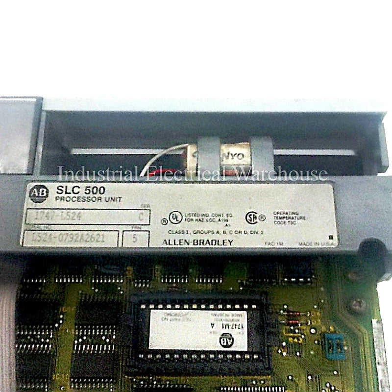 Allen-Bradley SLC 500 PLC CPU Computer Interface SER C 1747-L524