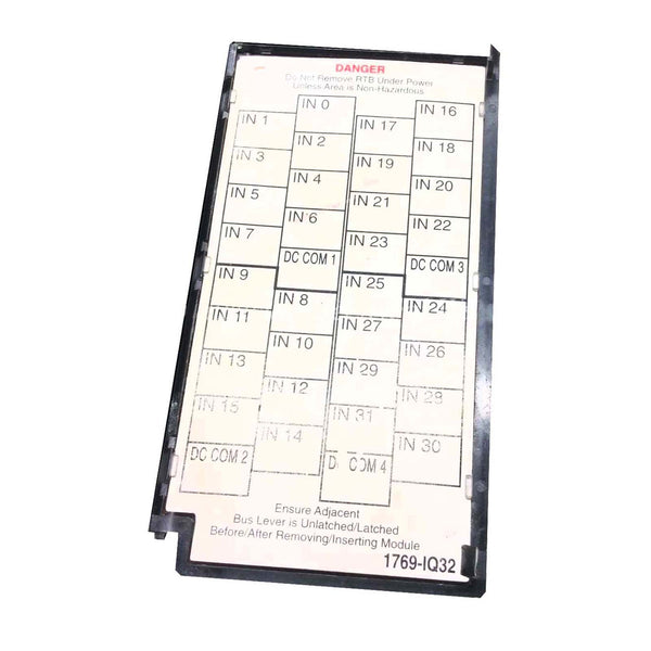 Allen-Bradley PLC I/O Module for use with MicroLogix 1500 Series 24VDC 1769-IQ32 COVER ONLY