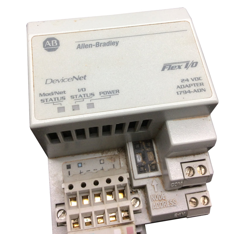 Allen-Bradley Communications Adapter Flex I/O to DeviceNet 24 Volt DC 1794-ADN