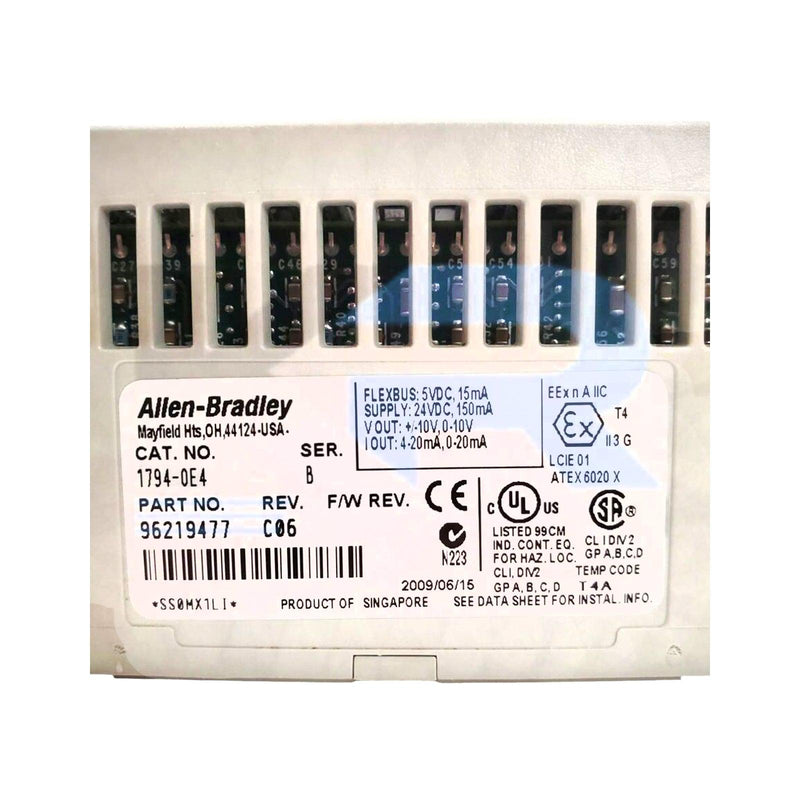 Allen-Bradley I/O Module Analog Output 20MA 24VDC 1794-OE4