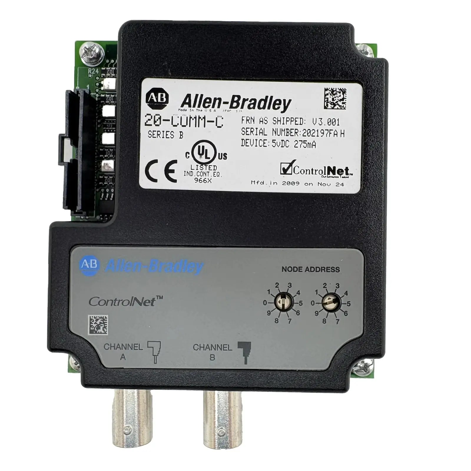 Controlnet Adapter Usb ControlNet Adapter Allen-Bradley PowerFlex 20-COMM-C | Network Module