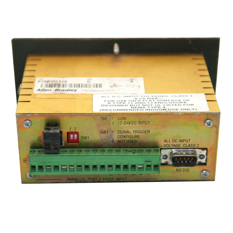 Allen-Bradley Dataliner Message Display Panel DL5 Series 2706-D21J8