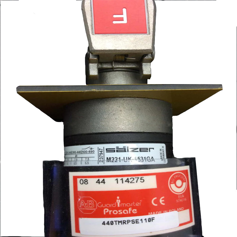 Allen-Bradley Prosafe Rotary Switch with Trapped Key F 20A 440-TMRPSE110F