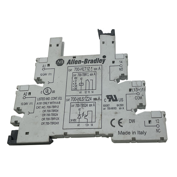 Allen-Bradley Relay Socket 250VAC 6A 1NO/1NC 5-Pin 250V AC 6A 700-HLT1Z24