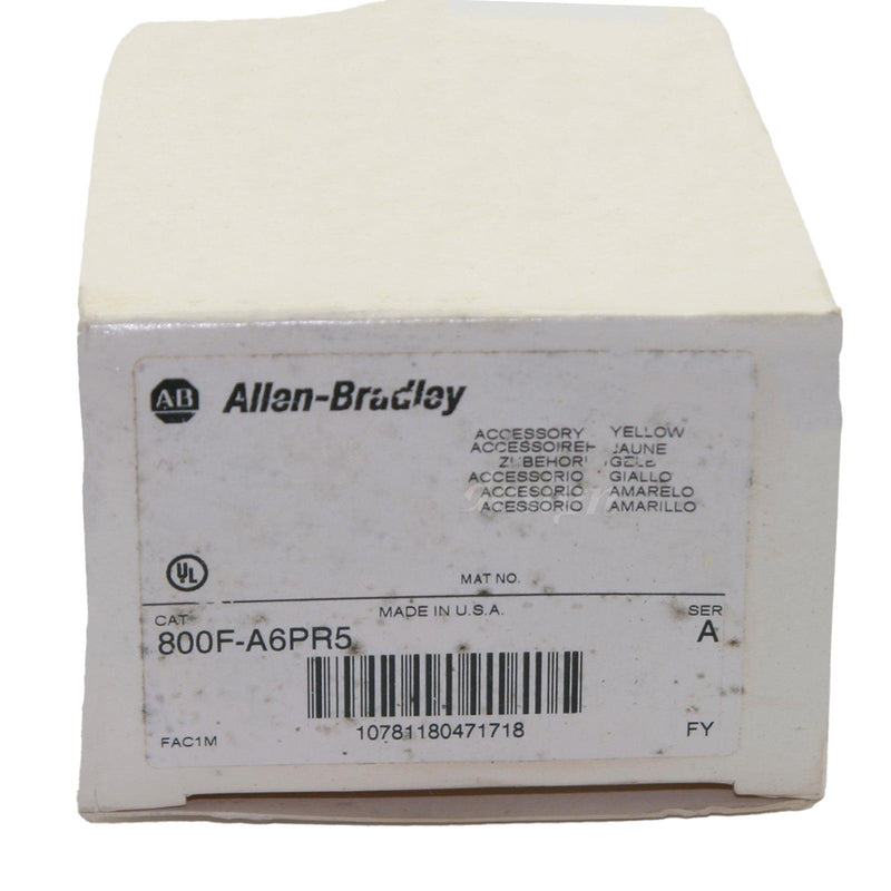 Allen-Bradley Plastic Guard Yellow Round 800F-A6PR5