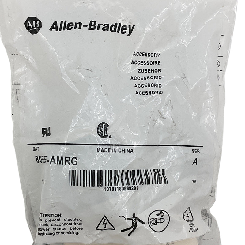 Allen-Bradley Push Button Guard Metal 22mm 800F-AMRG