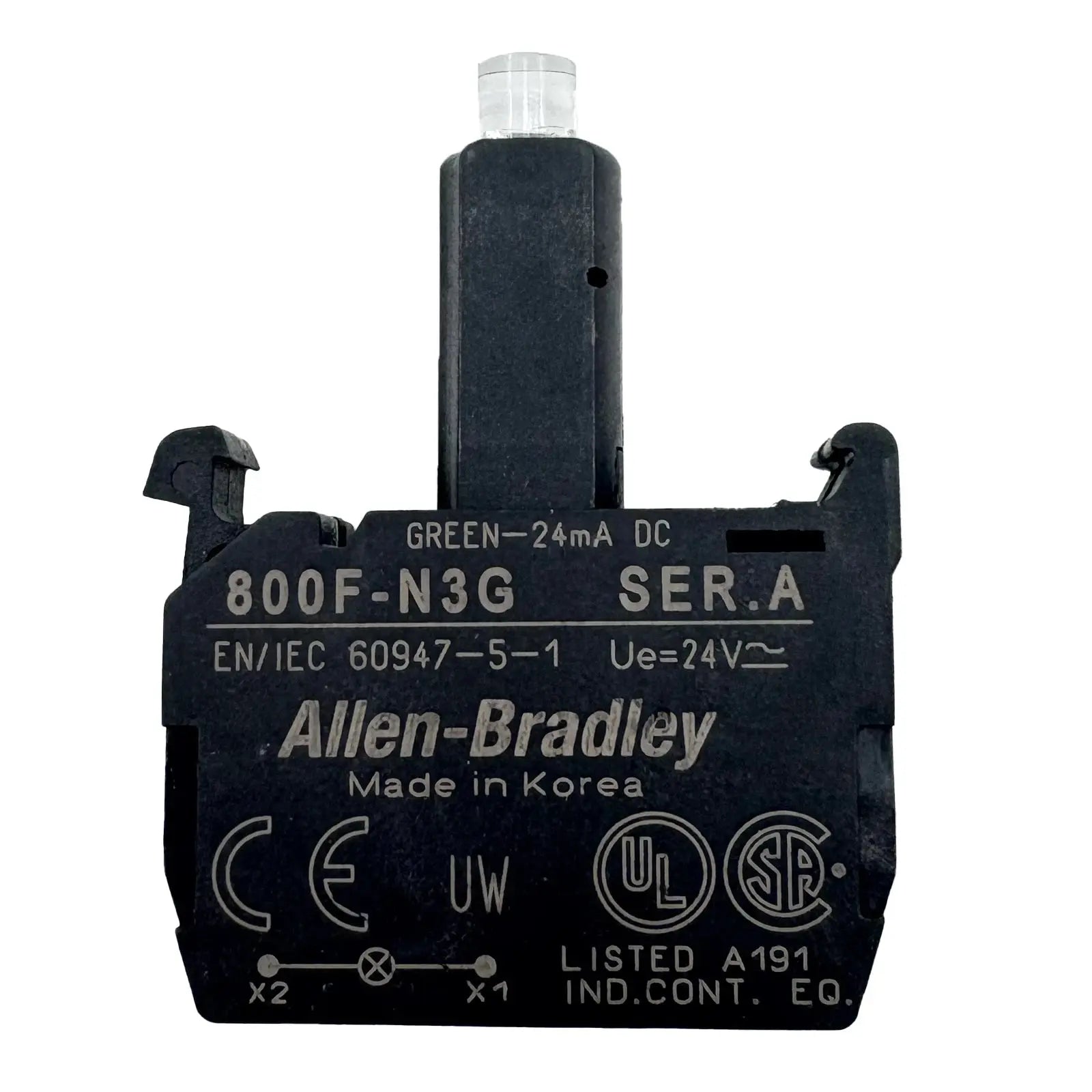 Allen Rays Module 800F-N3G Allen-Bradley Lamp Module LED 24V AC/DC Green
