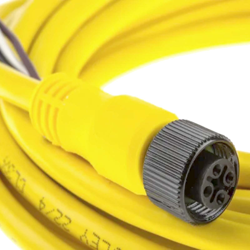 Allen-Bradley Cordset DC Micro QD 4 Pin Straight Female 5m Yellow 889D-F4AC-5