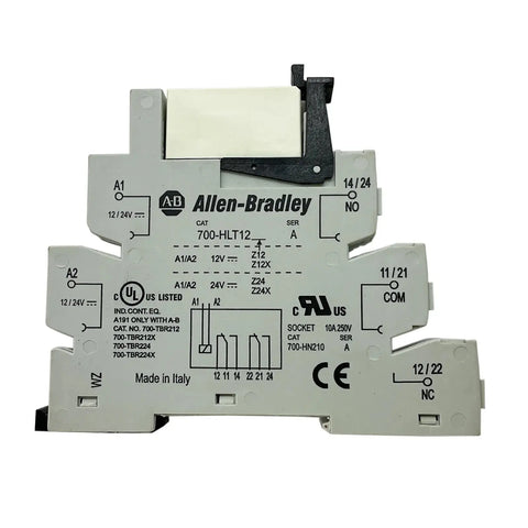 Terminal Block Relay 2P 10A 24VDC | Allen-Bradley 700-HLT12Z24