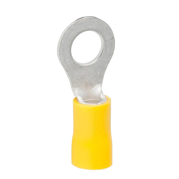 Amplex Ring Terminal M4 Yellow IR5-4 Pack of 100