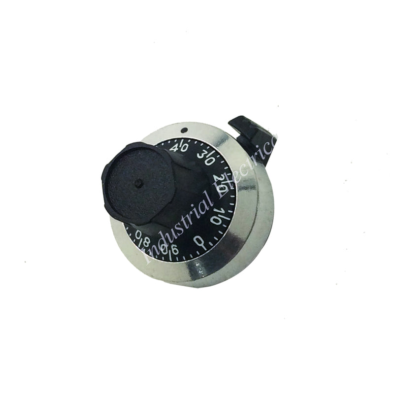 Atoms 24mm Chrome Potentiometer Knob for 6mm Shaft Splined BT 81 6M 107-7253