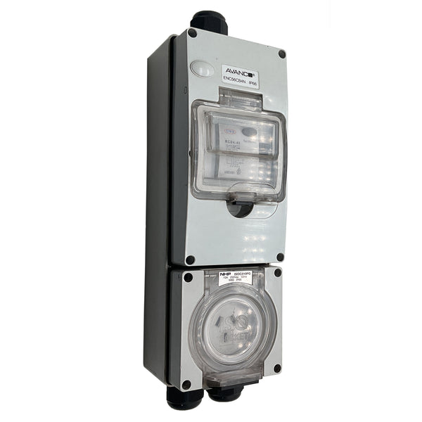 Avanco ENC56CB4N NHP ISOC31PG GWR RCD4-40 Protected 3 Pin Power Inlet