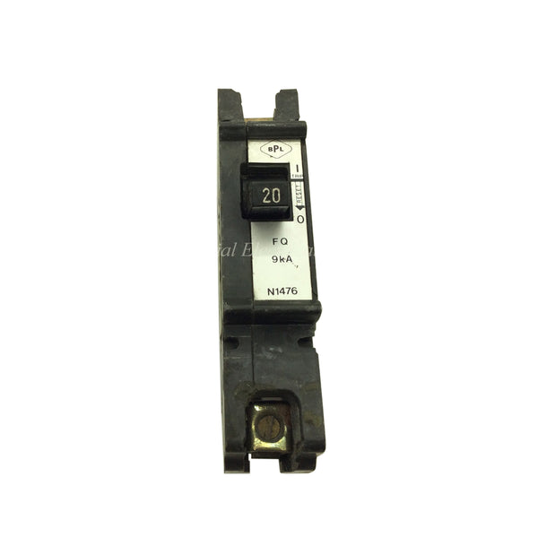 BPL Bovara Circuit Breaker FQ 1 Pole 9kA 250V @ 50Hz 20A