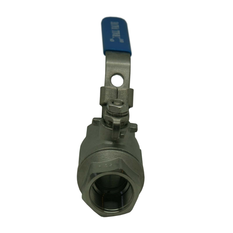 Ball Valve ON/OFF 316 Stainless Steel 1000 WOG ¾” T-BSP Blue 12908506