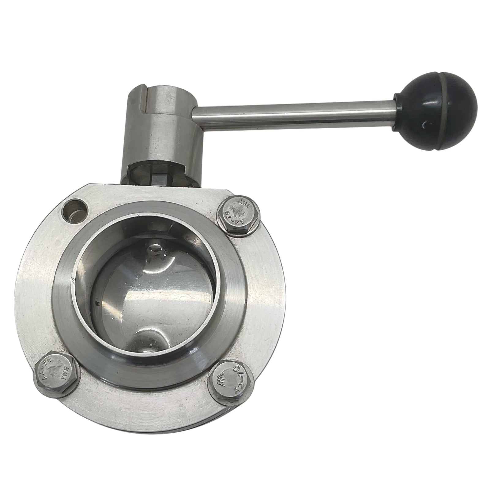 Sanitary Butterfly Ball Valve 316 S/S DN32 4Pos Handle ST-V1048 | Buy!