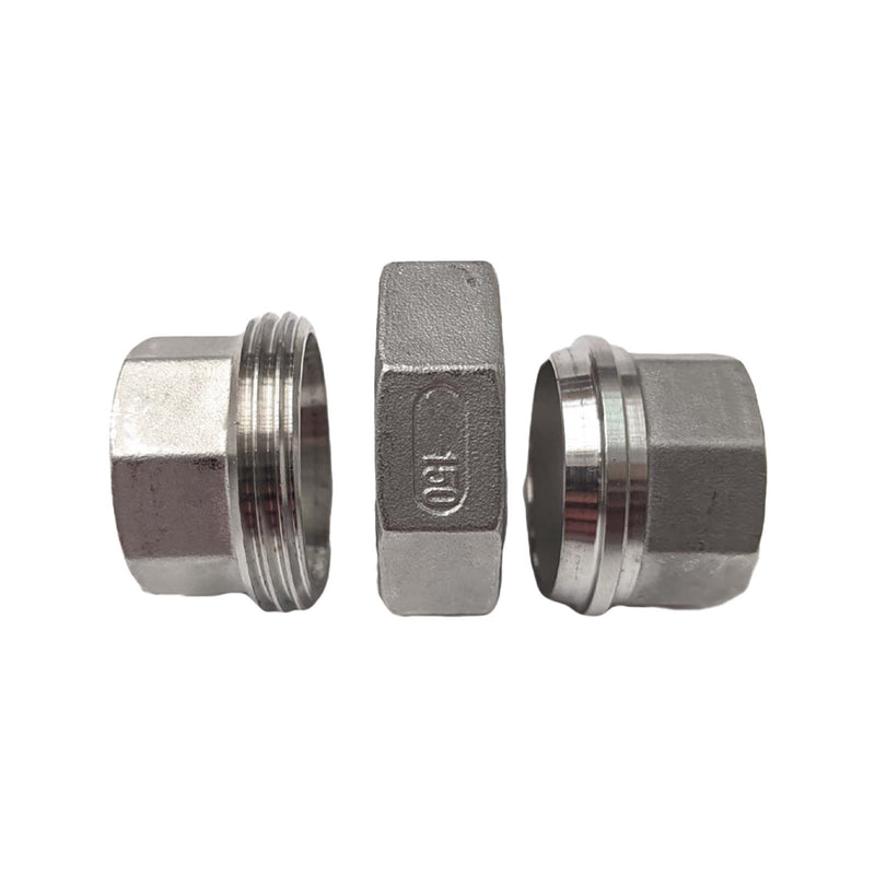 Barrel Union 316 Stainless Steel Female to Female 53mm 1" 150lb
