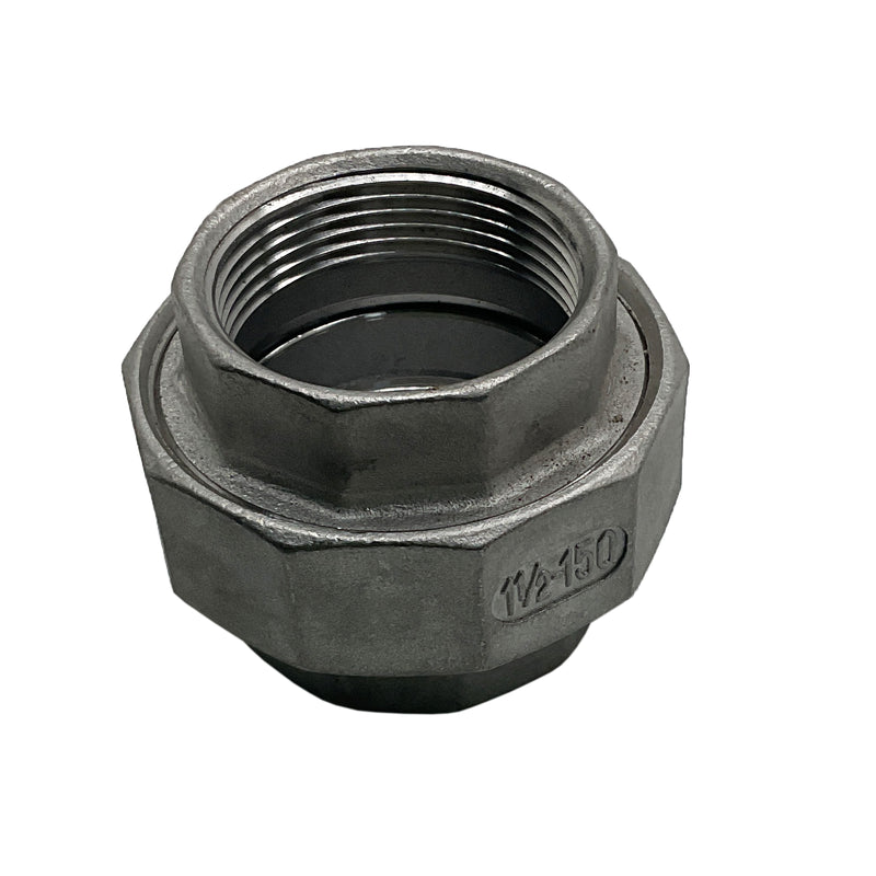 Threaded Barrel Union BSP 316 Stainless Steel 1/4"