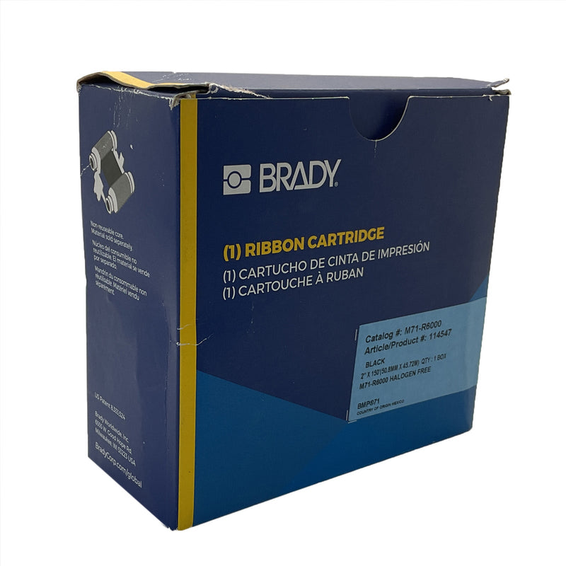 Brady BMP71 R6000 Series Halogen Free Printer Ribbon M71-R6000
