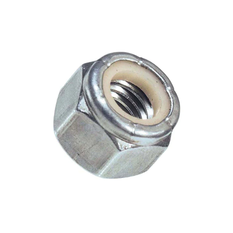 Brighton-Best Nylon Insert Lock Nut M8x1.25 Zinc Plated 812040 Box of 100