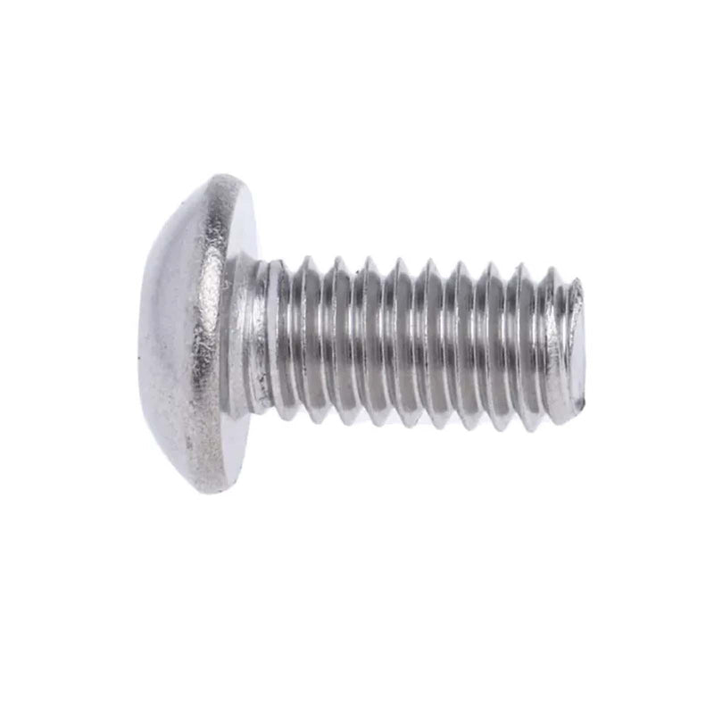 Brighton Best 304 Stainless Steel Button Cap Socket Screws M6 X 20 823072-100 Box of 100