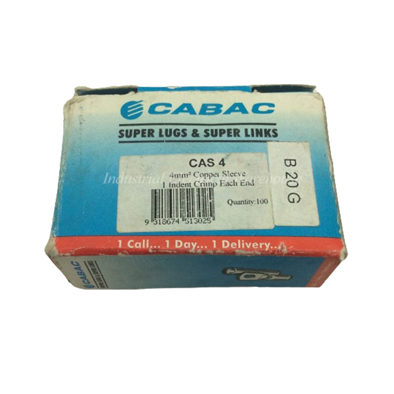 CABAC Link Cable Copper Sleeve 4mm2 Cable CAS4 100pcs