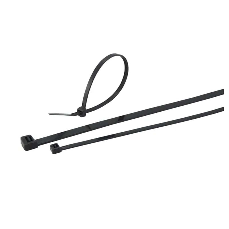 CABAC Cable Tie Nylon 250 X 4.8MM UV Black CT250BK 100pcs