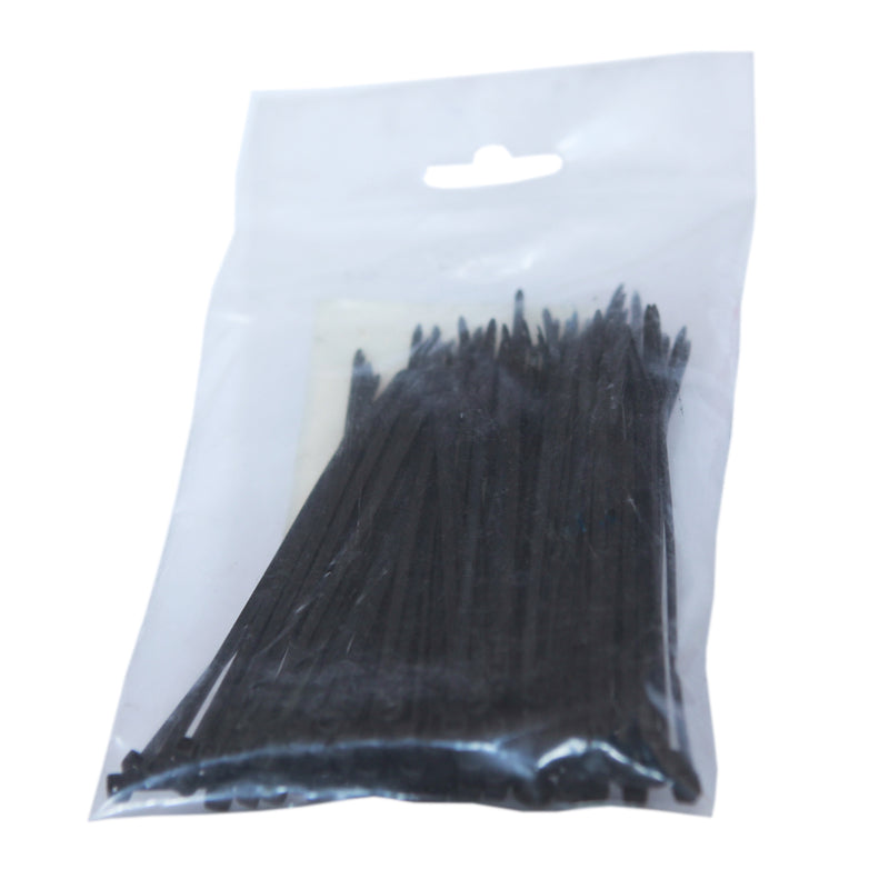 CABAC Cable Tie Nylon 100mm x 2.5mm CT98BK/100 Black 100pcs