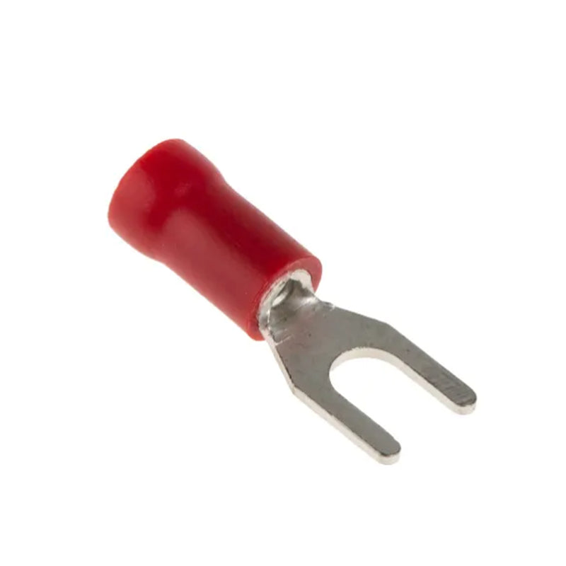 CABAC Terminal Ring Single Grip 3mm Hole 0.5 to 1.6mm² Red FS1.25-3 100pcs
