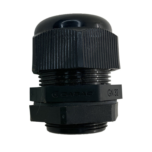 CABAC Nylon (Polyamide 6) Cable Gland Connector 15-21mm IP68 Black GN32S