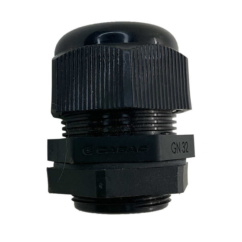 CABAC Nylon (Polyamide 6) Cable Gland Connector 32mm IP68 Black GN32